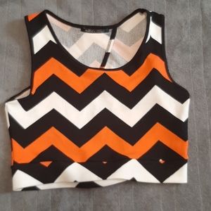 Multi colored crop top